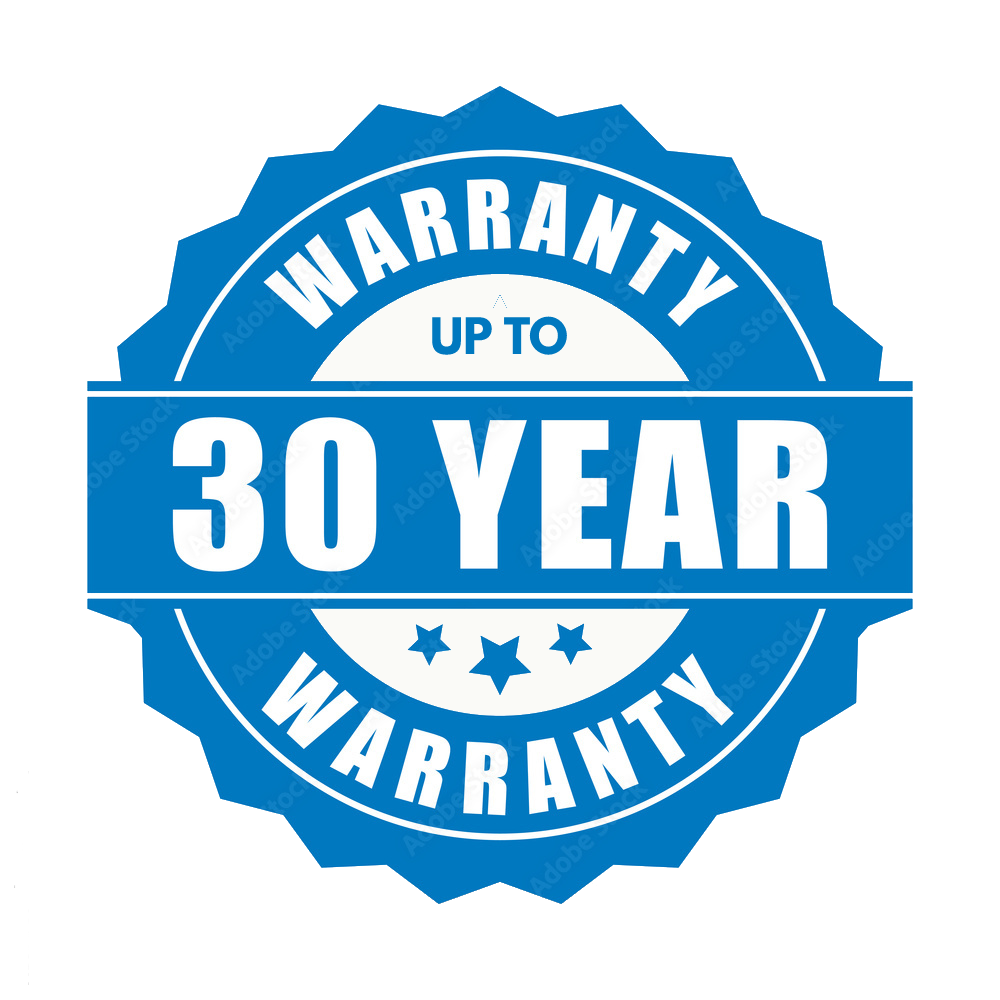 30 years warranty