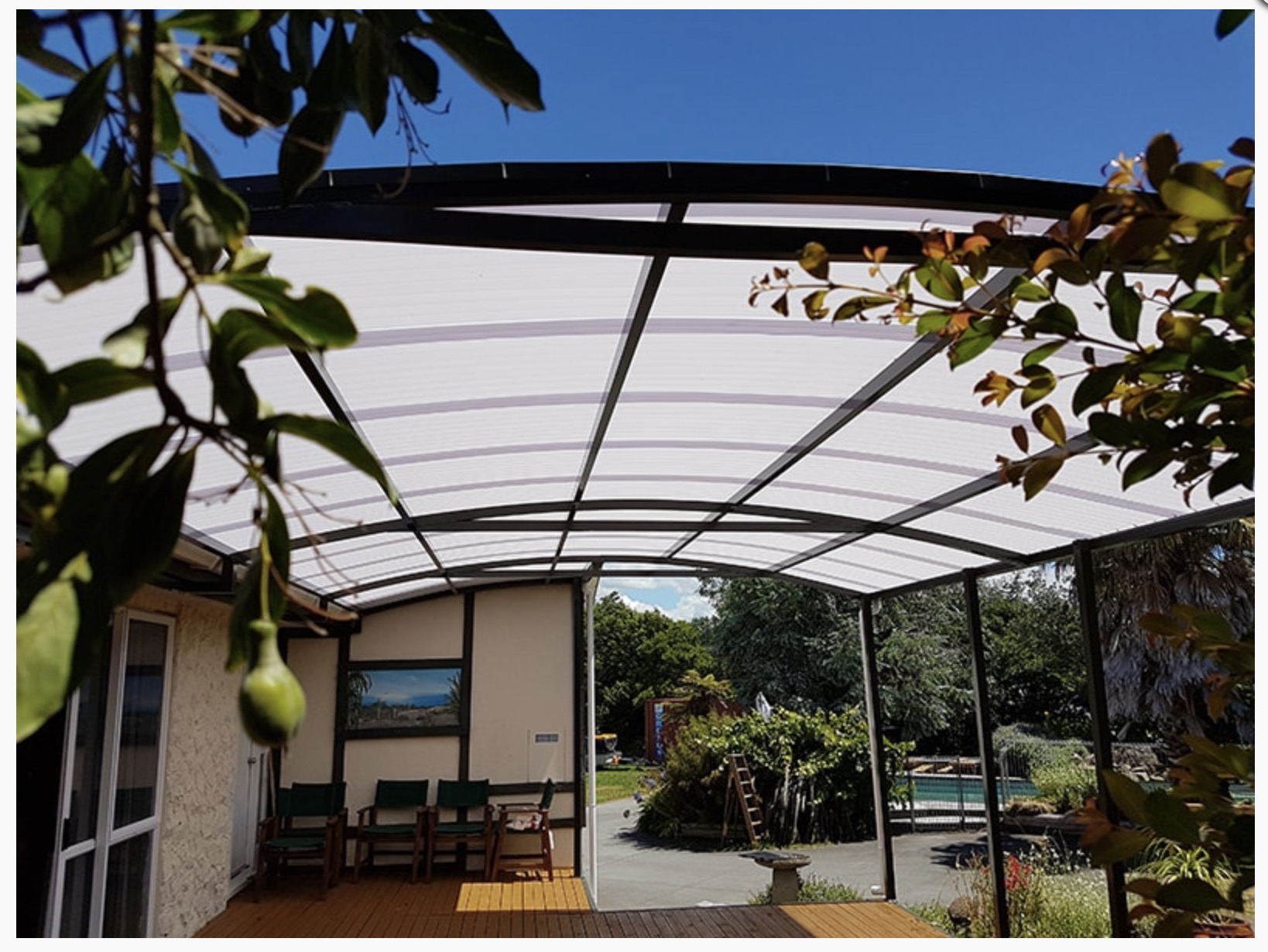 Canvas Rood Pergola